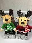 Lovely Dancing Music Plush Toys , Christmas Electronic Stuffed Animals