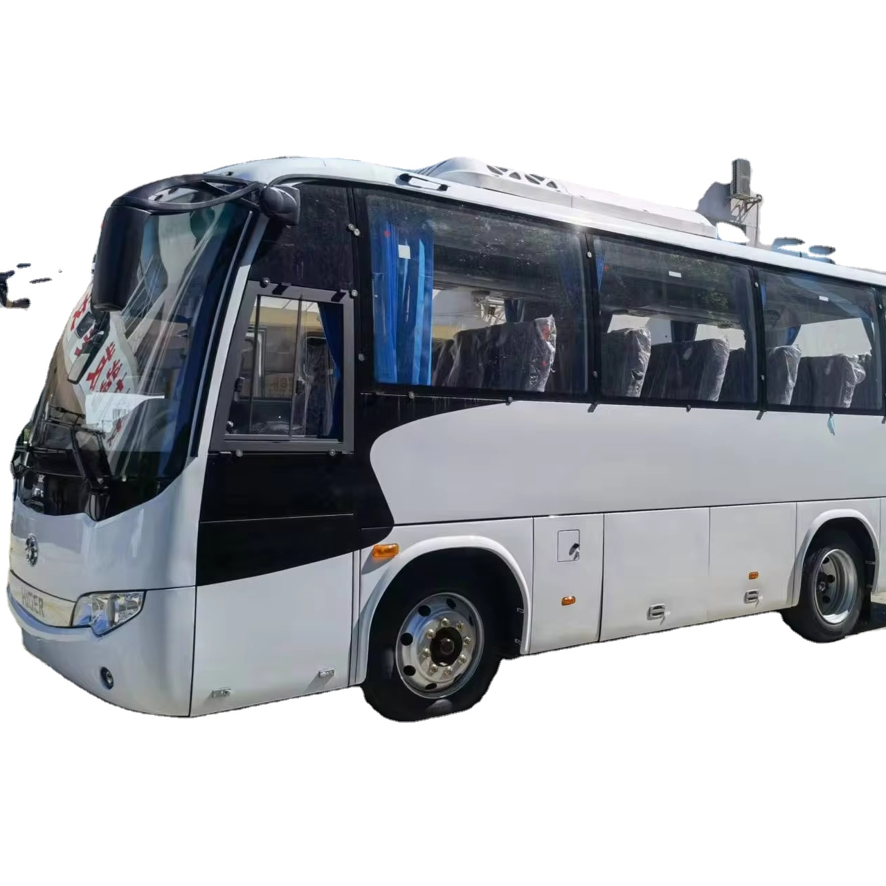 Yuchai Engine 49 Seats Higer COACH Buses with 7995mm *2450mm *3365mm Dimensions