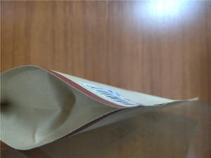 Quality Customized Size Kraft Paper Pouch Reliable With QS / FDA Certification wholesale