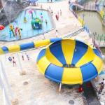 Aqua Park Water Amusement Equipment Fiberglass Bowl Slide
