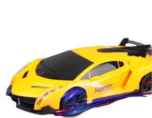 Quality OEM Electric 360 Rotation Police Car Vehicle LED Music Kids Educational Toys wholesale