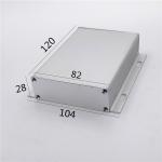 82*28*120mm Square Tubing Wall-mount Enclosure For Equipment