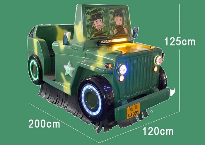 Fashion Children Car Racing Game Machine With Fiberglass Material Durable