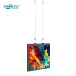 Hanging LCD Window Displays 3000nits 55" Single Sided Landscape