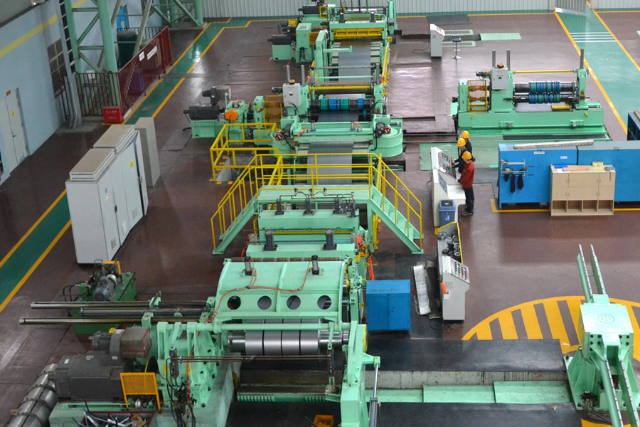 Slitting And Cut To Length Lines Precise Metal HR Coil Cutting Machine
