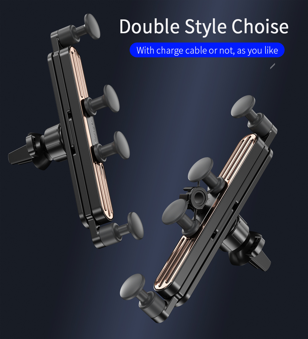 Mini Gravity Car Phone Holders For 65-88MM Mobile Phones
