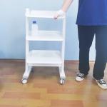 Hot Sale Dental Equipment Stainless Steel Medical Trolley Cart 4 Universal