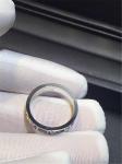 gold of Roman numeral ring 18kt gold with yellow gold or white gold