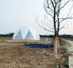 200 People Luxury Geodesic Dome Tent / Fire Retardant Sport Dome Tent