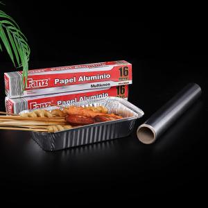 Quality 8011 Grade 99.7% 10cm Catering Aluminium Foil Roll For Household wholesale