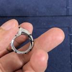 Car Tier High Quality 18K White Gold Ring Jewelry Natural Diamond Engagement