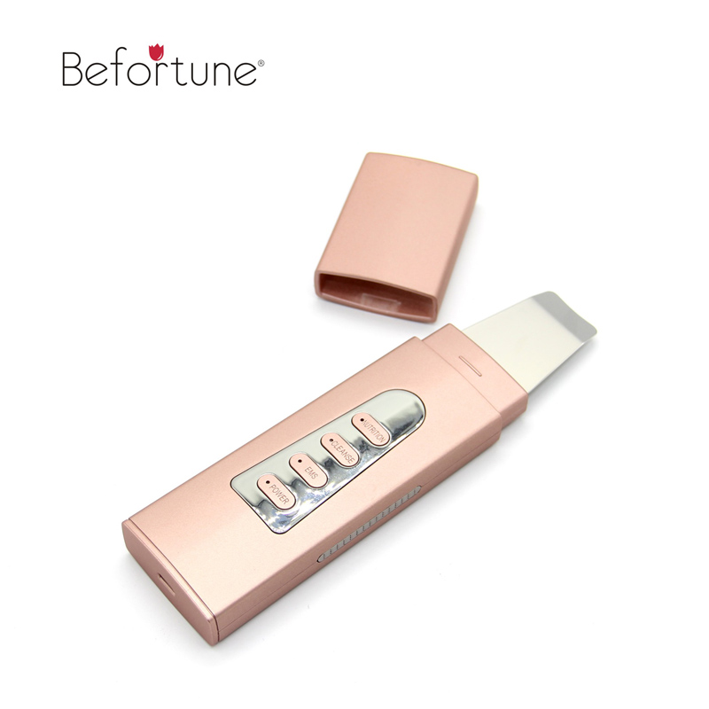 2018 New Befortune Rechargeable EMS Face Lifting Skin Scrubber