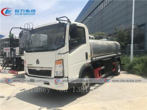 Quality Sinotruk Howo 5cbm SUS304 Tank Water Delivery Truck wholesale