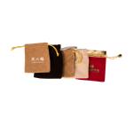 Recyclable Small Drawstring Bags For Jewelry , Travel Jewelry Pouch For Handbag