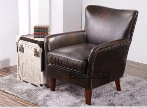 Quality luxury antique leather chair,#2014 wholesale
