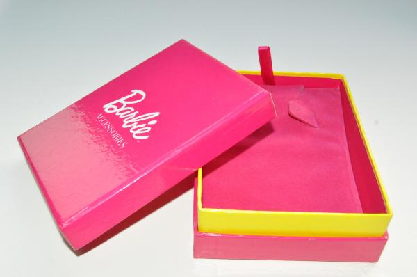 Fancy Jewellery Packaging Boxes For Valentine Gift, Pink Rigid Paper Gift