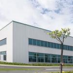 Hurricane Proof Prefabricated Metal Warehouse , Modern Steel Construction