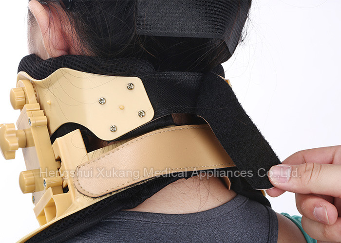 Yellow Cervical Collar Neck Brace , Medical Neck Collar For Cervical Spondylosis