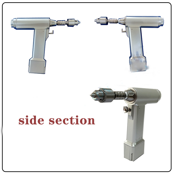 Surgical hand electric bone drill set with battery