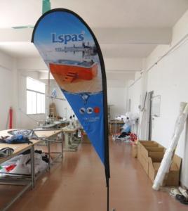 Quality 10 FT Outdoor Advertising Teardrop Flag Banners wholesale