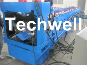 Quality Color Steel Hat Cap Roll Forming Machine For Metal Roof RidgeTile wholesale