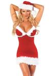 Sexy Evening Dress Adult Christmas Costumes Red For Party
