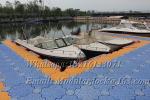 Plastic boat floating dock