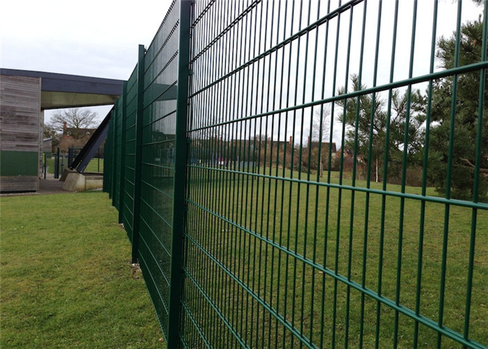 High Security Double Wire Welded Fence Hot Dipped Galvanized 868 Fence