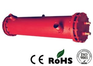 Quality Red Tube Heat Exchanger Oil Cooler Water Cooler With Carbon Steel Shell Material wholesale