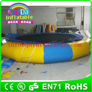 Quality Inflatable water games floating island inflatable sea trampoline inflatable water park wholesale