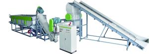 Quality 500kg/Hr - 2500kg/Hr Plastic Washing Recycling Machine Automatic PE Film Washing Line wholesale