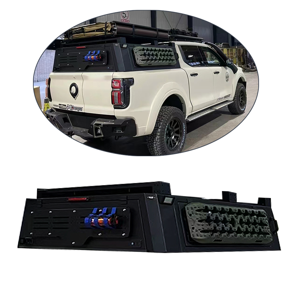 GWM POER Pickup Truck Bed Covers Aluminium Alloy Trunk Bed Rack