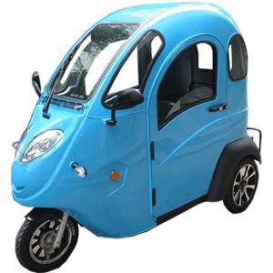 Quality Passenger Plastic Cabin 3 Wheel Electric Tricycle 140kg Loading wholesale