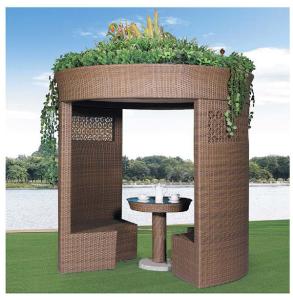 Quality China leisure furniture outdoor pavilion garden rattan tents 1109 wholesale