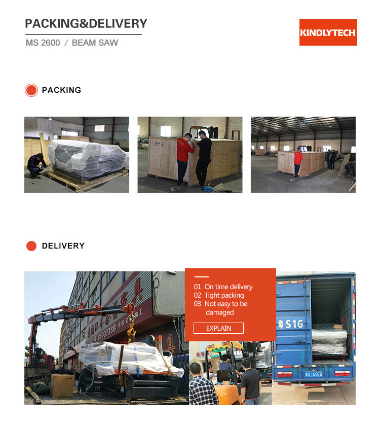 7kg/cm2 100m/Min Computer Wood Beam Saw Automatic Feeding