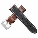 Luxury Brand Watchband 22mm Top Calf Genuine Leather Strap Blue Watch Band 24mm