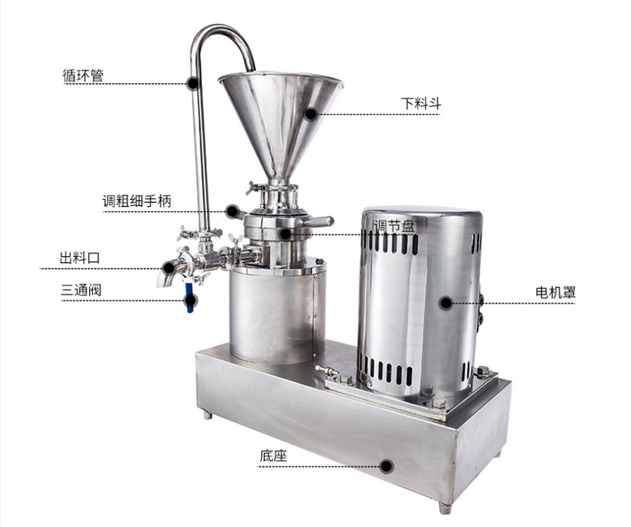 JTM-50 Homogenizing Stainless Steel Colloid Mill Machine for Peanut Butter