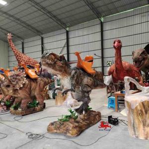 Quality Animatronic T Rex Dinosaur Ride Sunproof Waterproof Artificial Dinosaur wholesale
