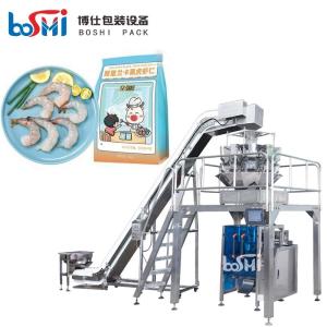 Quality Multihead Weigher Frozen Food Packing Machine For Sea Food Shrimp Fish wholesale