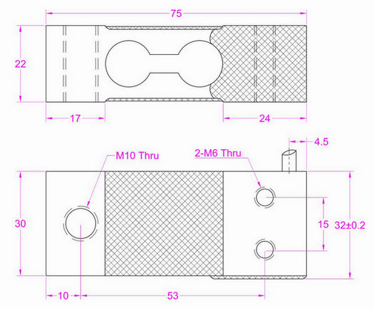 20kg single point load cell 40kg