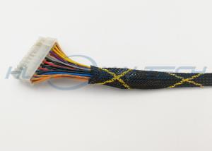 Quality High Temperature PET Expandable Braided Sleeving Power Lines Cable Harness wholesale