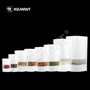 Quality Multi Layers 110 Gsm Color Cmyk Kraft Paper Zipper Bags wholesale
