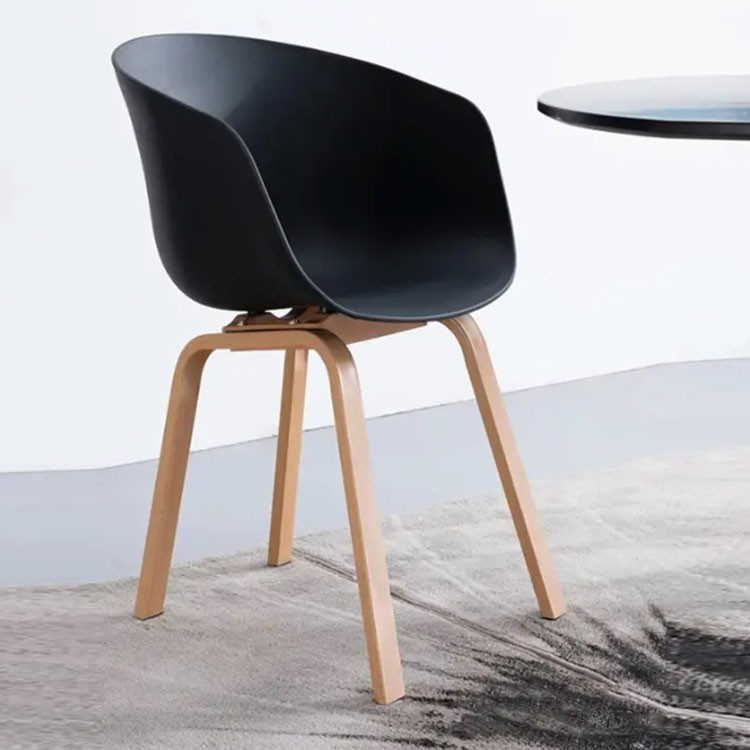 Flexibility Living Room Dining Chairs Seamless Modern Leisure PP Plastic