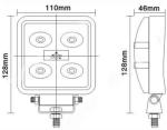 LED Working lights/ car lights/ 10-30V 15W/ hot sale driving lamp Arbetsbelysnin