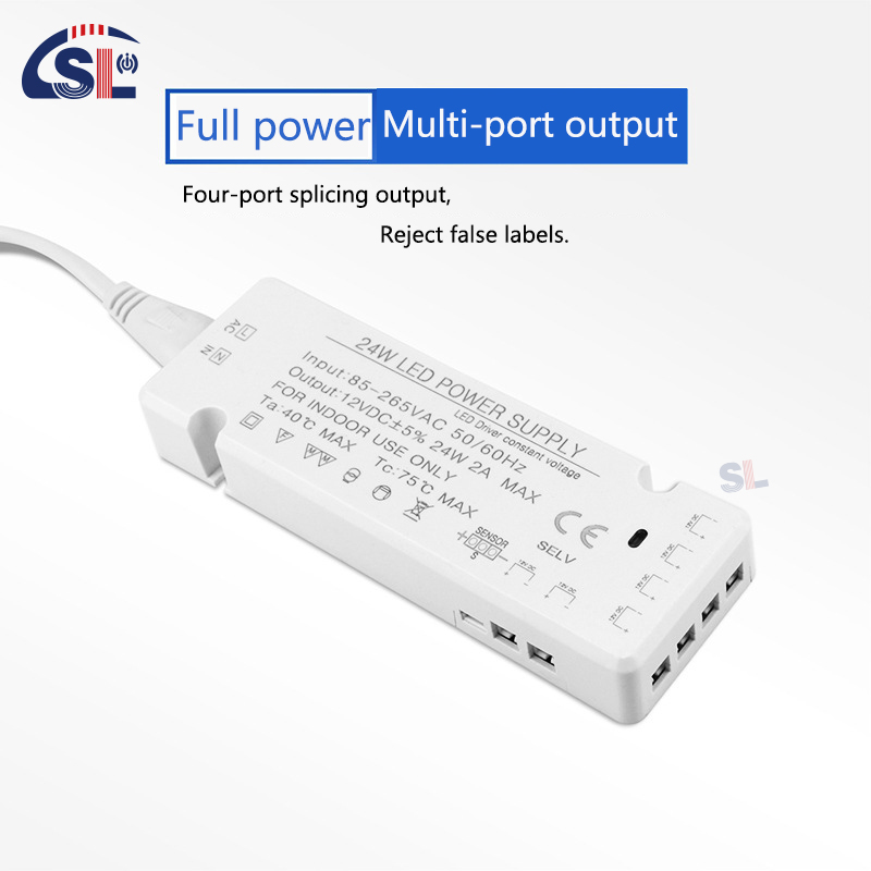 Plug In Connection 12V Power Driver Constant Voltage for Dupont Interface LED Lighting