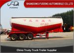 Tri axle 50cbm Bulk Cement tanker semi trailer for sale 12 wheeler