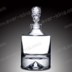 Quality Frosting Transparent 500ML Empty Whiskey Bottles wholesale