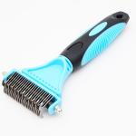 Pet Double-sided Stainless Steel Knot Brush For Dogs And Cats Skin-friendly Hair