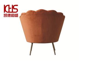 Quality Dirty Orange Modern Single Sofa Chair Mid Century Modern Reclining Sofa wholesale