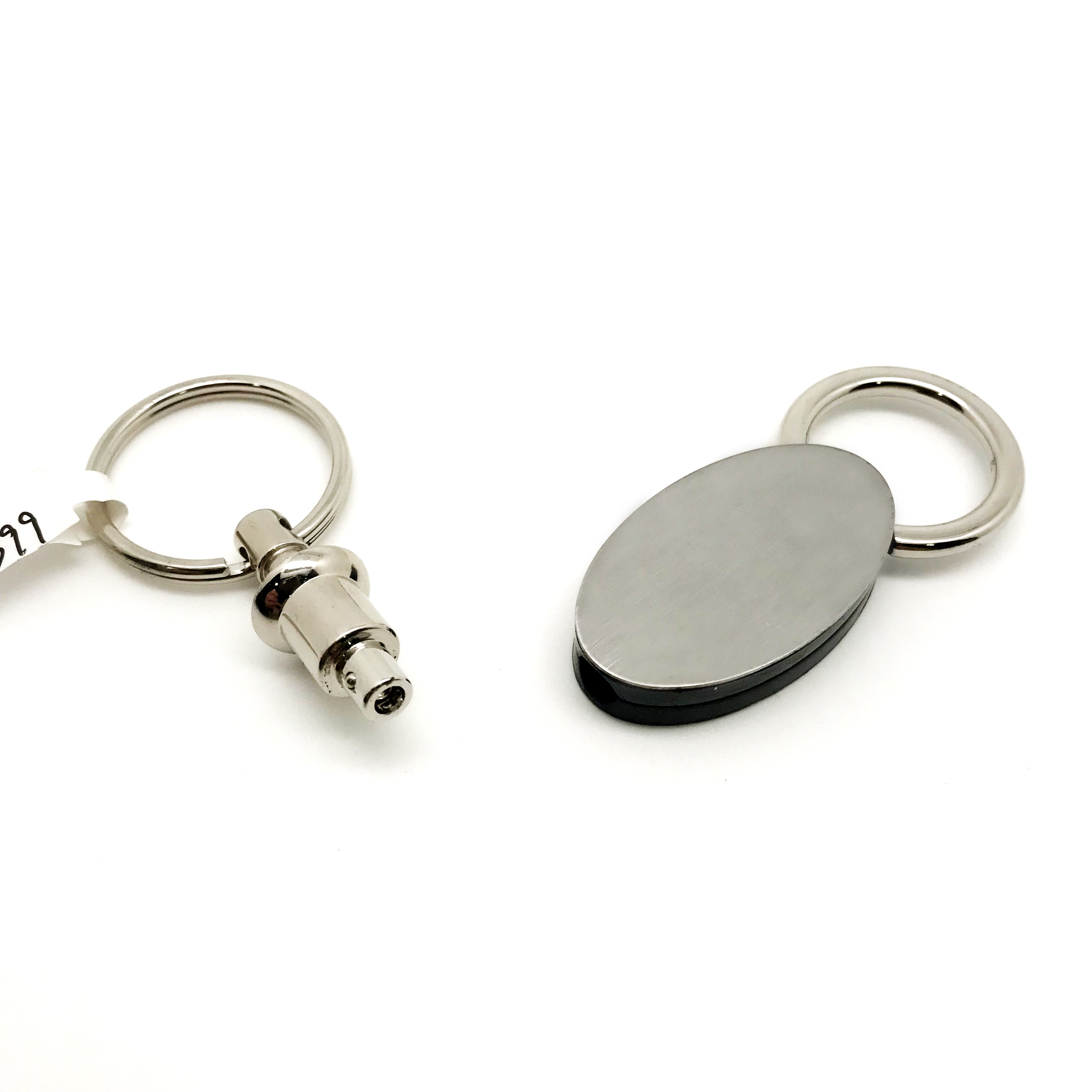 Plastic Metal Keychain Holder with 500 Pieces Minimum Order Quantity Required